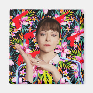 Orphan Black Alison - Floral Pattern Magnet
