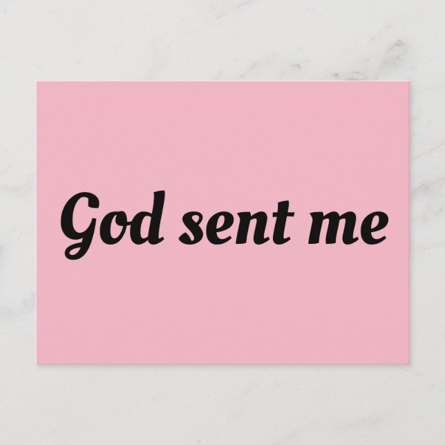 orphan Black Allison quote God sent me Postcard (Front)