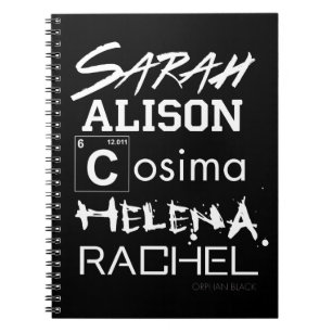 Orphan Black Clone Club Sisters Notebook