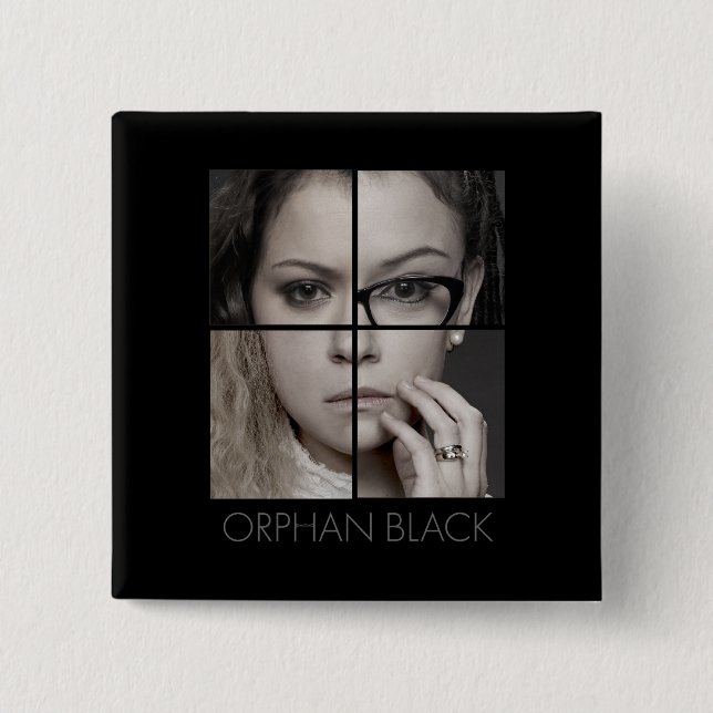 Orphan Black | Clone Collage 15 Cm Square Badge (Front)