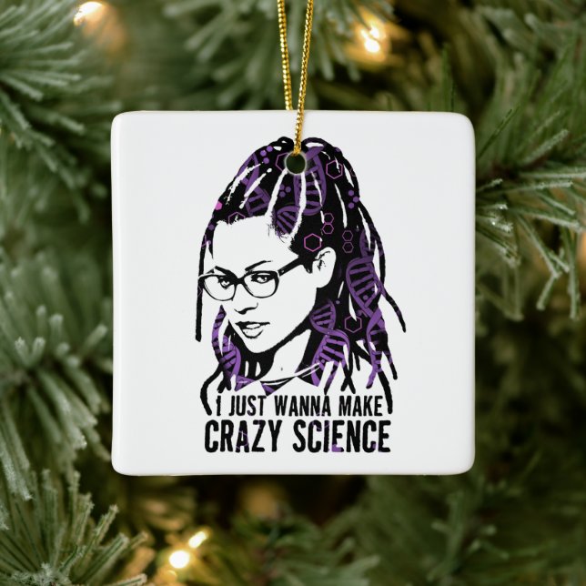 Orphan Black | Cosima - Crazy Science Ceramic Ornament (Tree)