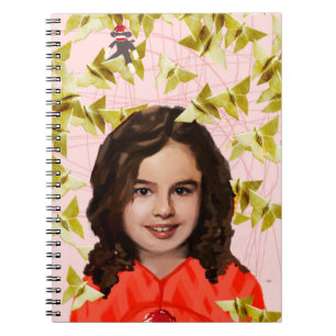 Orphan Black   Kira - Girly Origami Spiral Notebook