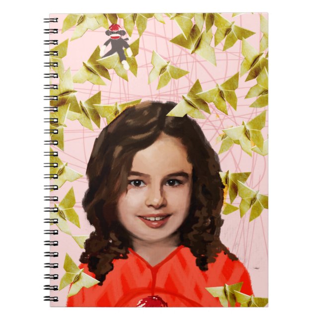 Orphan Black | Kira - Girly Origami Spiral Notebook (Front)