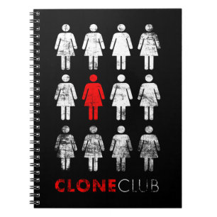 Orphan Black Leda Clone Club Spiral Notebook