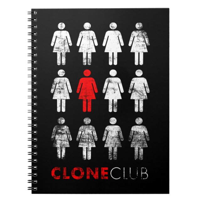 Orphan Black | Leda Clone Club Spiral Notebook (Front)
