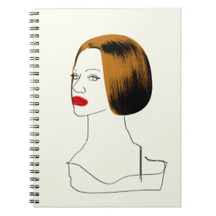 Orphan Black Rachel - Classy Clone Sketch Spiral Notebook