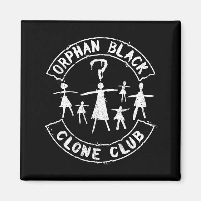 Orphan Black | Stick Figure Clone Club Magnet (Front)
