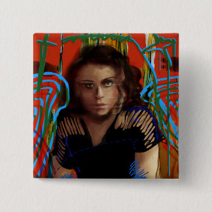 Orphan Black   Tatiana Maslany - Character Collage 15 Cm Square Badge