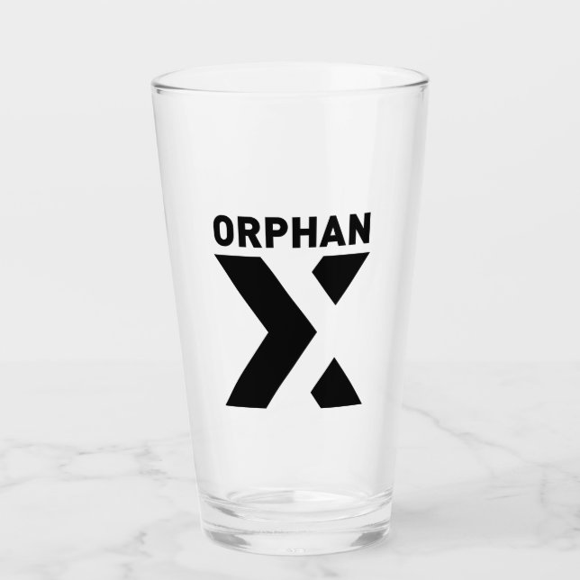 Orphan X Tumbler Glass (Front)