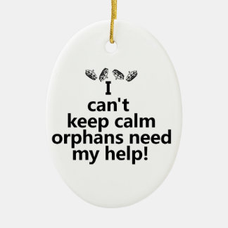 Orphans need my help ceramic tree decoration