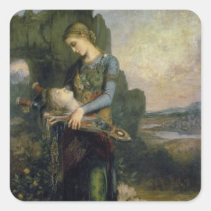 Orpheus, 1865 square sticker