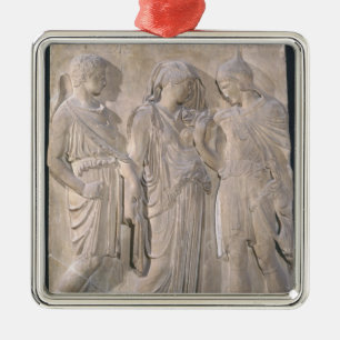 Orpheus, Eurydice and Hermes Metal Tree Decoration