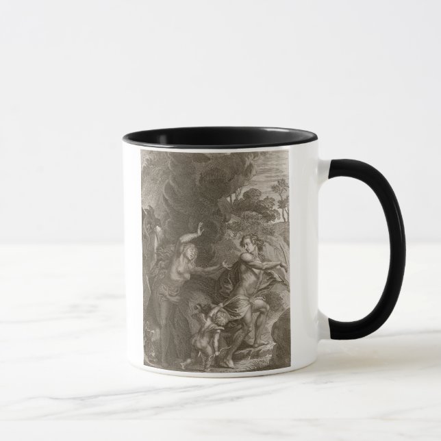 Orpheus, Leading Eurydice Out of Hell, Looks Back Mug (Right)