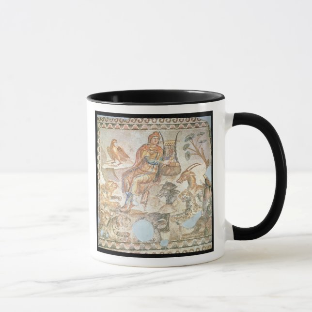 Orpheus playing to the animals, Roman mosaic Mug (Right)