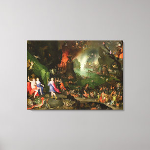 Orpheus with a Harp Playing to Pluto Canvas Print