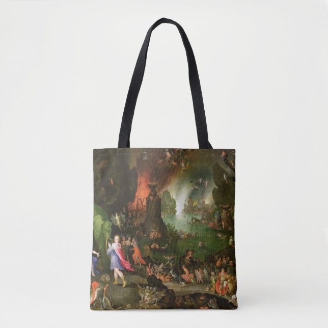 Orpheus with a Harp Playing to Pluto Tote Bag (Front)