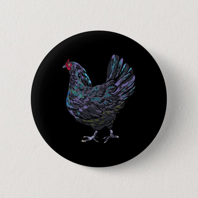 Orpington Chicken Lovers  6 Cm Round Badge (Front)