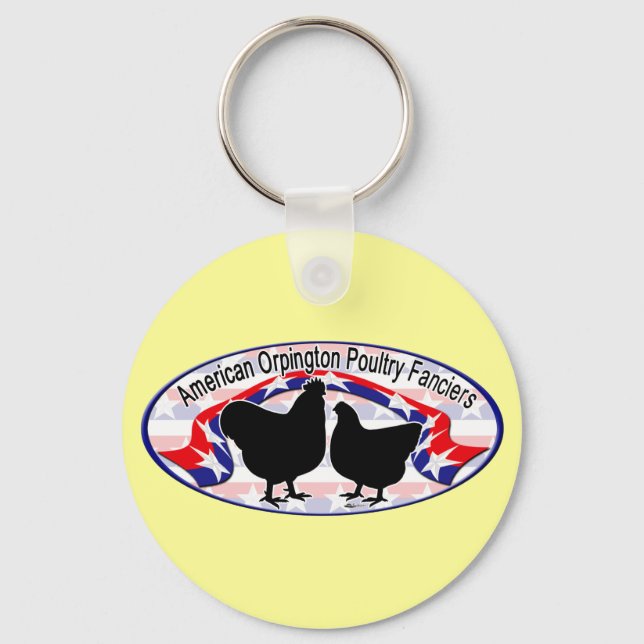 Orpington Club Logo Key Ring (Front)