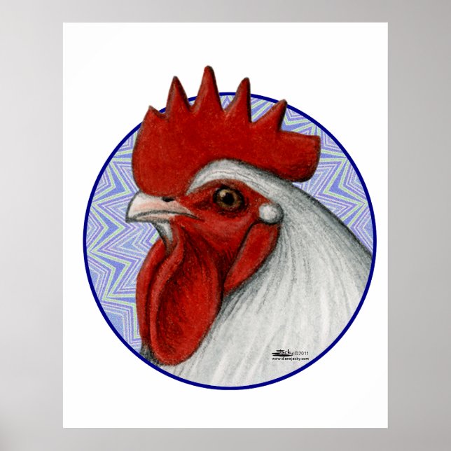 Orpington Head Circle Poster (Front)