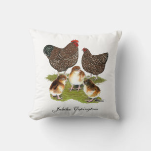 Orpington Jubilee Chicken Family Cushion