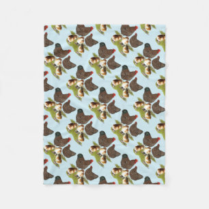 Orpington Jubilee Chicken Family Fleece Blanket