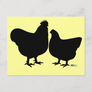 Orpington Silhouette Postcard