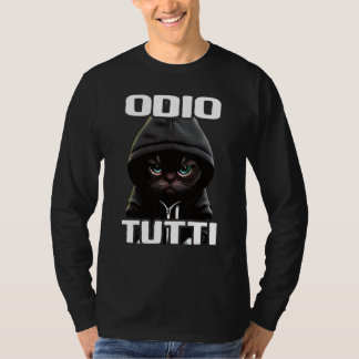 Orso Divertente Regalo I Hate People I Odio Tutti T-Shirt