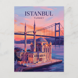 Ortaköy Mosque Turkey Postcard