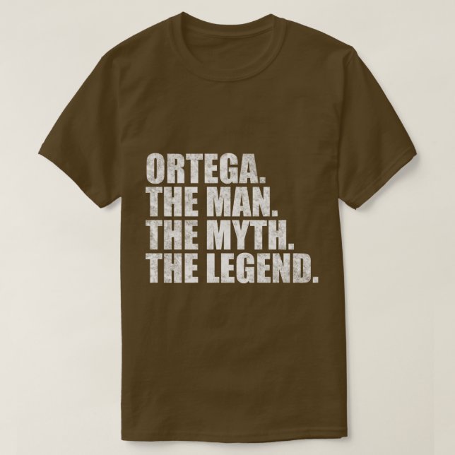 OrtegaOrtega Family name Ortega last Name Ortega S T-Shirt (Design Front)