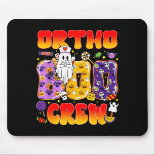 Ortho Boo Crew Ortho Nurse Funny Halloween Mouse Pad