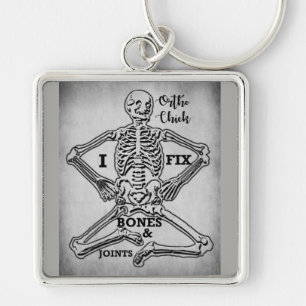 Ortho Chick. I Fix Bones & Joints Keychain