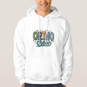 Ortho Crew Vintage Dental Team Vector Design_1 Hoodie
