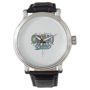 Ortho Crew Vintage Dental Team Vector Design_1 Watch