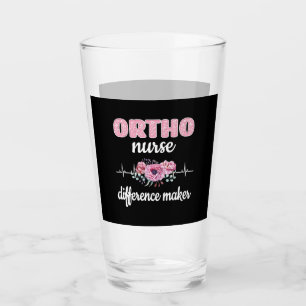 Ortho Nurse Gift RN Orthopaedic Nurse Ortho Nursin Glass