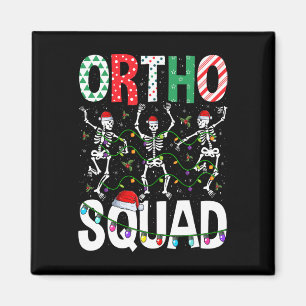 Ortho Squad Christmas Skeleton Orthopaedic Nurse L Magnet