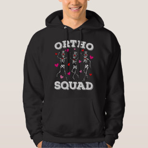 Ortho Squad Dancing Skeleton Valentine Men Hoodie