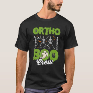 Ortho Squad Spooky Ortho Orthopedic Halloween Boo  T-Shirt