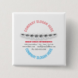 Orthodontist Braces Dental Service Promo Button