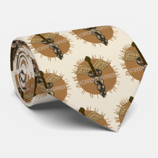 Orthodontist Caduceus Tie
