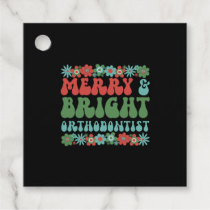 Orthodontist Christmas Orthodontic Xmas Gifts Favour Tags