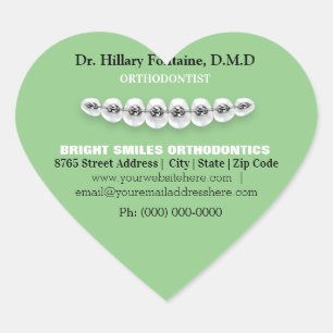 Orthodontist Dentist Braces Sticker