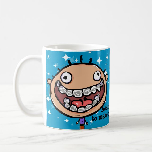 Orthodontist. Gift. Personalised Coffee Cup (Left)