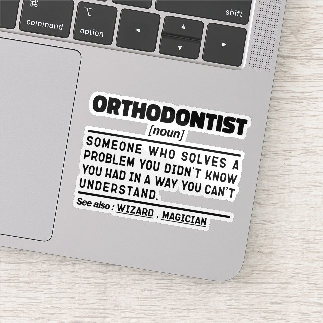 Orthodontist Noun Specialist Technician Dental  (Detail)