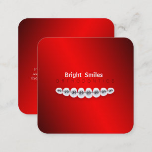 Orthodontist Orthodontic Dentist Business Card