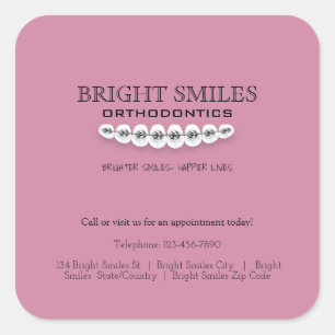 Orthodontist Orthodontics Business Promo Sticker