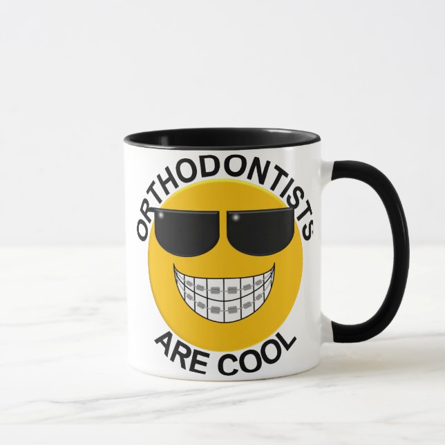 Orthodontists Are Cool Face Coffee Mug (Right)