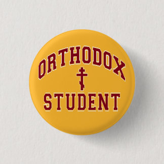 Orthodox Christian "Student" Minnesota 3 2.25 in. Cm Round Badge