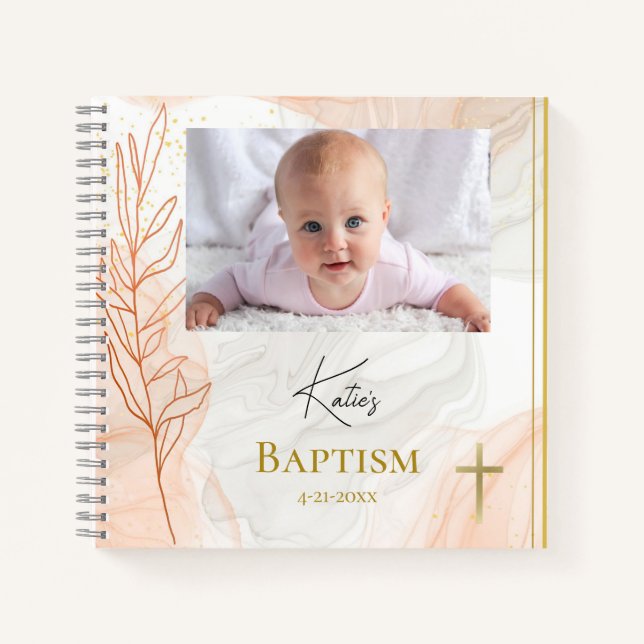 Orthodox Christian Waters of Light Baptism Guest Notebook (Front)
