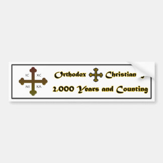 Orthodox Christianity- 2,000 Years and Counting Bumper Sticker