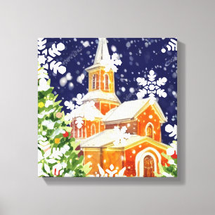 Orthodox Christmas Canvas Print